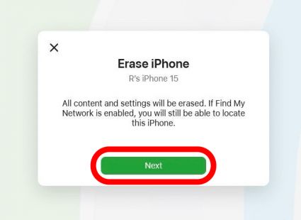 hit Next | Unlock iPhone without iTunes