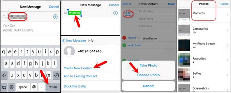 select Choose Photo | unlock iphone without passcode using siri
