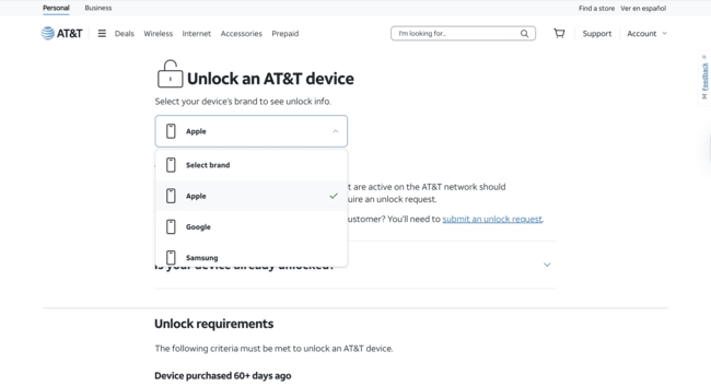 ATT unlock page | Unlock iPhone for International SIM Card 