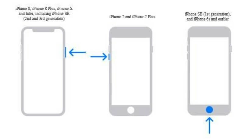 iPhoneの電源を切る｜カメラを使ってパスコードなしでiPhoneのロックを解除する