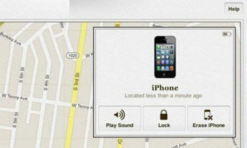 click Erase iPhone | Unlock iPhone Without Passcode Using Camera