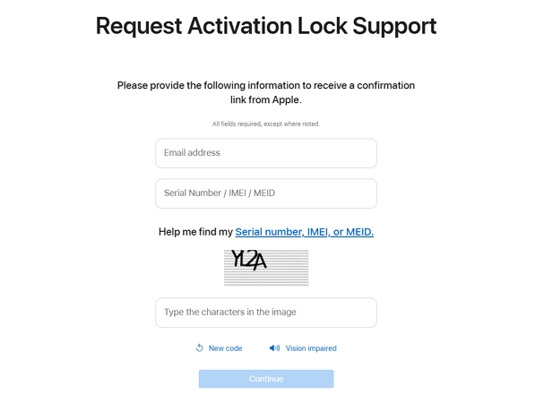 removal request | Bypass iPod Touch Activation Lock