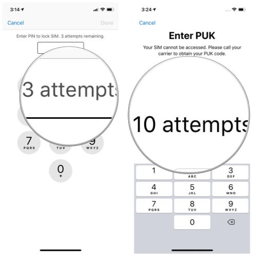 PUK code | Unlock Sim-Locked iPhone
