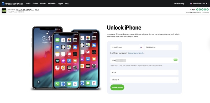 select manufacturer | Unlock Sprint iPhone
