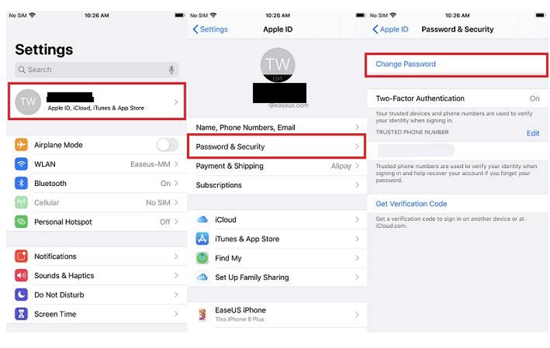 新しいパスワードを作成する | Apple IDなしでiPadのロックを解除する