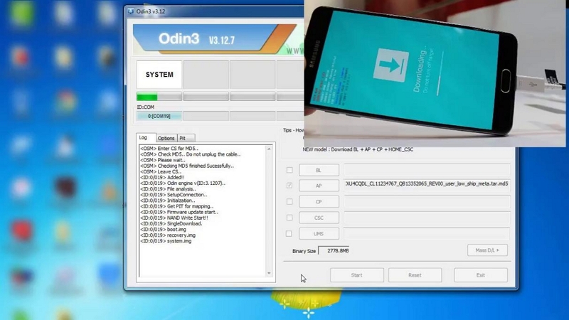 current Odin executable | samsung FRP reset firmware file