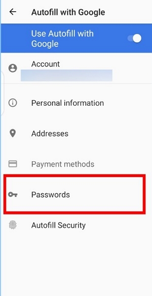 manage your stored credentials | secret code to unlock android phone password