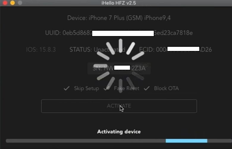 bypass iCloud | iHello HFZ