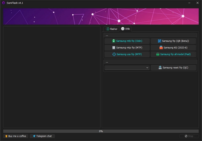 reboot phone | samflash tool