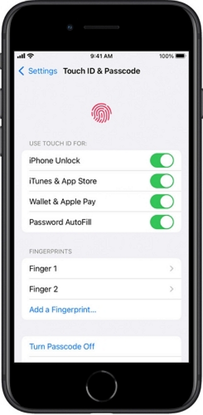 unlock iPhone with Touch ID | Bypass iPhone Passcode