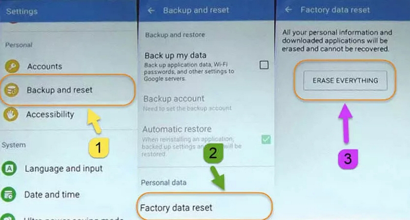 Erase Everything | how to bypass Google verification on Samsung