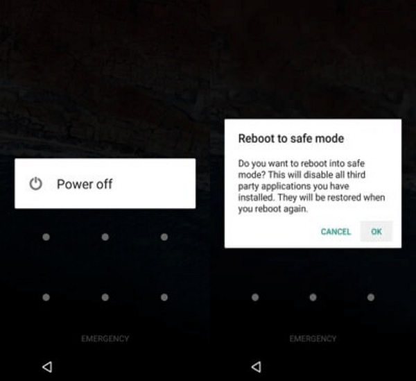 Safe Mode | how to unlock motorola phone password without factory reset