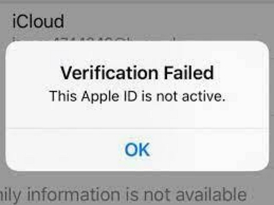 Apple ID Not Active | Apple ID Not Active