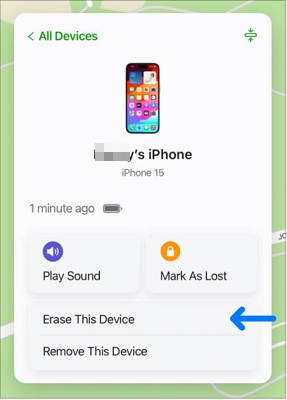 choose Erase this Device | iPad Requires Passcode After Restarting