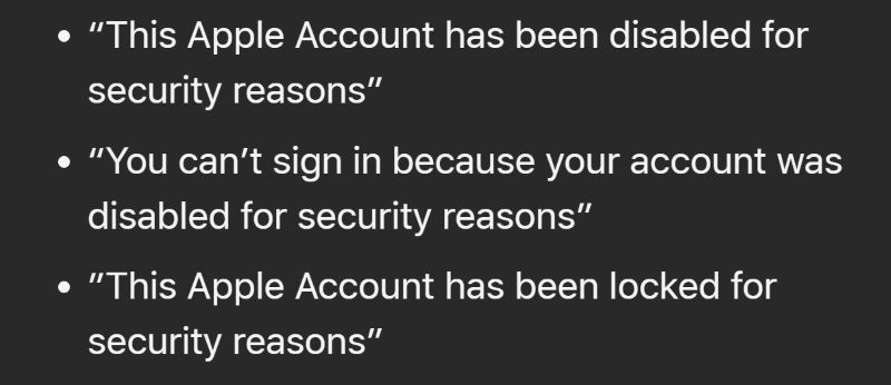 Apple ID ロック解除の要件 | iforgot apple com